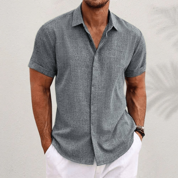 Aleandro Classic Linen Shirt